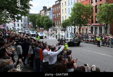 Royalty - Queen Elizabeth II Visita di Stato in Irlanda Foto Stock