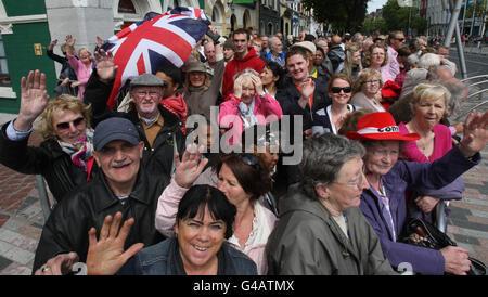 Royalty - Queen Elizabeth II Visita di Stato in Irlanda Foto Stock