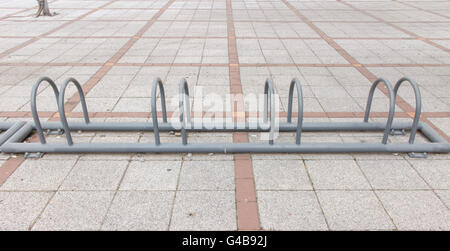 Luogo vuoto per un parcheggio di biciclette Foto Stock