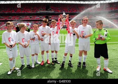 Calcio - campionato nazionale di calcio - Gioca - finale - Reading v Swansea City - Stadio di Wembley. Campionato nazionale di calcio della Lega di calcio Foto Stock