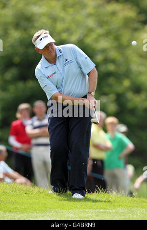 Golf - il Saab Wales Open 2011 - Round One - il Celtic Manor Resort. Colin Montgomerie, Scozia Foto Stock