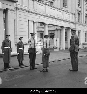 L'Esercito Britannico - Ist Battlion, le guardie scozzesi - Londra Foto Stock