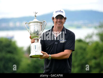 Golf - Rory McIlroy ritorna a Hollywood Golf Club Foto Stock