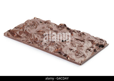 In casa tutta la barretta di cioccolato con noci di acagiù lato di retromarcia Foto Stock