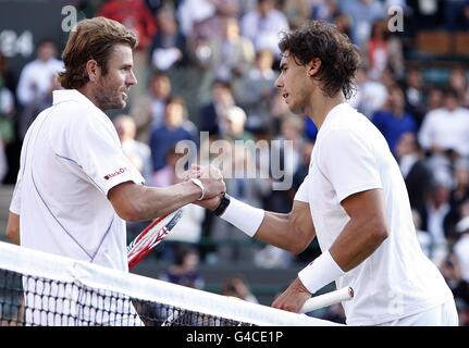 Tennis - 2011 campionati di Wimbledon - Giornata di nove - All England Lawn Tennis e Croquet Club Foto Stock