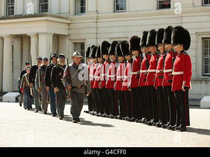 Il militare britannico di lancio del torneo Foto Stock