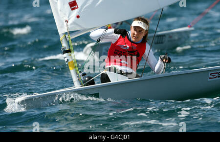 Barca a vela - vela Skandia per oro Regatta - Giorno 6 Foto Stock