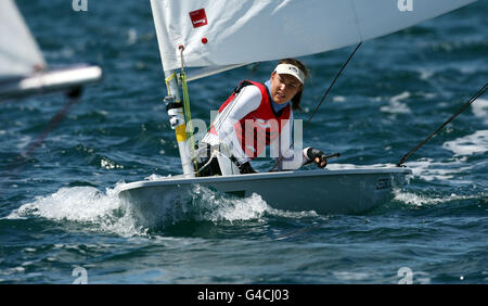 Barca a vela - vela Skandia per oro Regatta - Giorno 6 Foto Stock