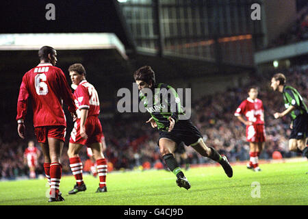 Calcio - Coppa Coca Cola - 3° Turno - Liverpool v Stoke City - Anfield Foto Stock