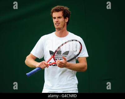 Tennis - 2011 campionati di Wimbledon - Preview Day One - All England Lawn Tennis e Croquet Club Foto Stock