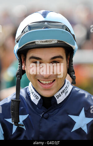 Horse Racing - 2011 Plate Festival - John Smiths Northumberland Plate Day - Newcastle Racecourse. Lee Newman, fantino Foto Stock