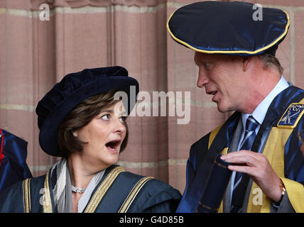 David Moyes riceve la laurea honoris causa Foto Stock