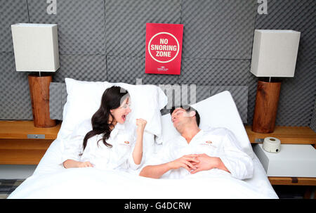 L'hotel dispone di una sala per snorers Foto Stock