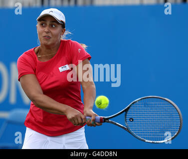Tennis - 2011 AEGON Classic - giorno due - Edgbaston Priory Club. L'Austria Tamira Paszek in azione Foto Stock