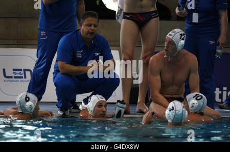 Pallanuoto - Euro 2012 Qualifiche - Gran Bretagna v Georgia - Manchester Aquatics Centre Foto Stock