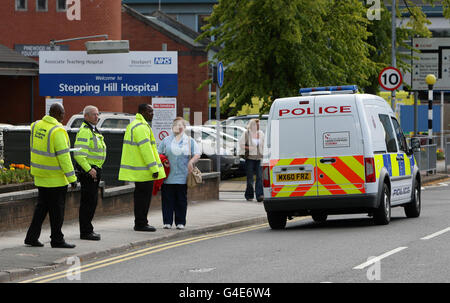 Stepping Hill hospital morti sonda Foto Stock