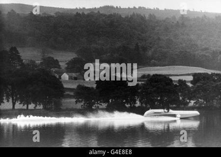 Trasporti - Acqua Record di velocità - Coniston Water Foto Stock