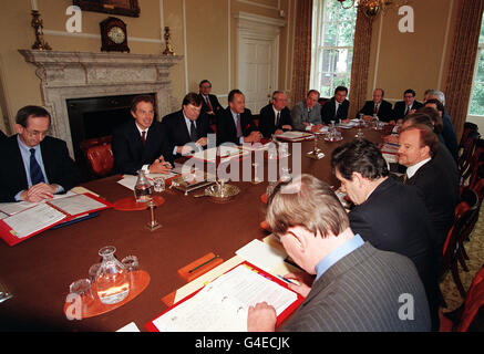 Politica riunione del gabinetto 3 Foto Stock