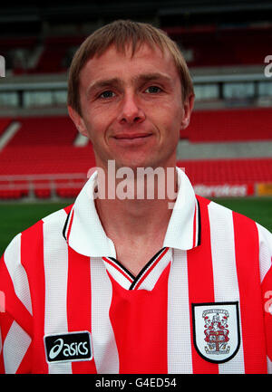 KEVIN KEEN DEL CLUB DI CALCIO DELLA CITTÀ DI STOKE. Foto Stock