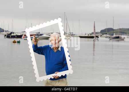 Francobolli olimpici Foto Stock