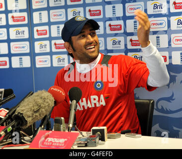 Cricket - npower terza prova - Inghilterra v india - India Conferenza stampa - Giorno 2 - Edgbaston Foto Stock