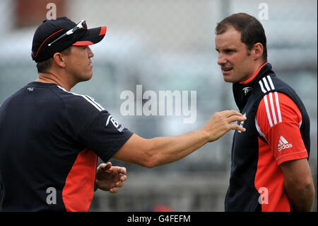 Cricket - npower terza prova - Inghilterra v India - Inghilterra reti sessione - Giorno 2 - Edgbaston Foto Stock