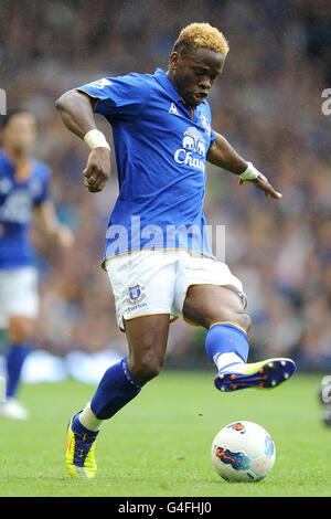 Calcio - Barclays Premier League - Everton / Queens Park Rangers - Goodison Park. Louis Saha di Everton durante la partita della Barclays Premier League al Goodison Park, Liverpool. Foto Stock