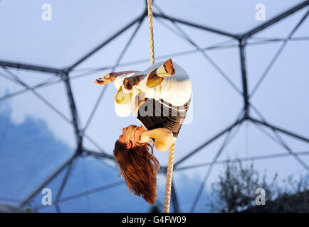 Eden Project del decimo anniversario stagione Foto Stock