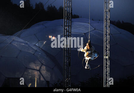 Eden Project del decimo anniversario stagione Foto Stock