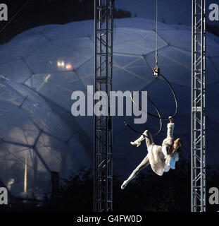 Eden Project del decimo anniversario stagione Foto Stock