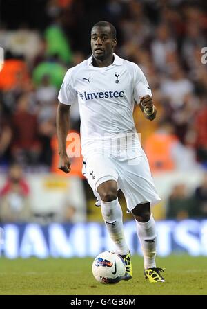 Calcio - UEFA Europa League - Play offs - Second leg - Tottenham Hotspur v Heart of Midlothian - White Hart Lane. Sebastien Bassong, Tottenham Hotspur Foto Stock