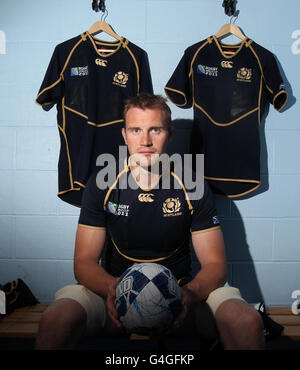 Rugby Union - New Scotland Kit Video Shoot - Murrayfield. Alastair Kellock, Scozia Foto Stock