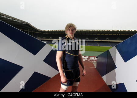 Rugby Union - Nuova Scozia Kit Riprese Video - Murrayfield Foto Stock