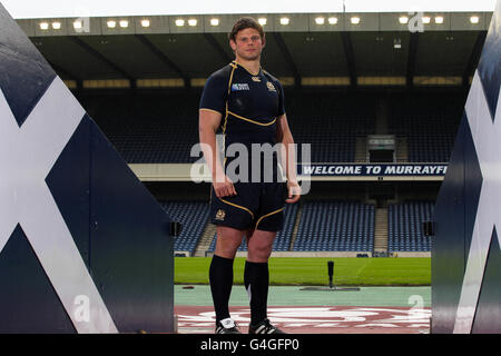 Rugby Union - New Scotland Kit Video Shoot - Murrayfield. Ross Ford, Scozia Foto Stock