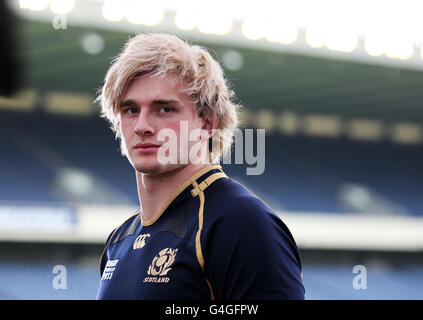 Rugby Union - Nuova Scozia Kit Riprese Video - Murrayfield Foto Stock