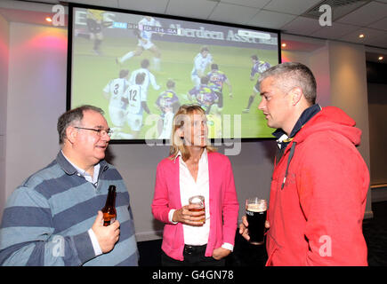 Rugby Union - RaboDirect PRO12 - Edimburgo / Cardiff - Murrayfield. Gli ospiti del business club potranno godersi una serata elegante/informale nella Thistle Suite post-partita a Murrayfield, Edimburgo. Foto Stock