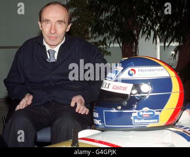 Vedere Strict Honors embargo in esecuzione sul servizio PA. Questa immagine non è destinata alla pubblicazione prima del 0001 giovedì 31 dicembre 1998. Il filer della biblioteca datato 5/1/97 del proprietario del team Williams Frank Williams che è stato nominato cavaliere nella Lista di successi di Capodanno. PA foto di Derek Cox. Guarda la storia di PA. Foto Stock