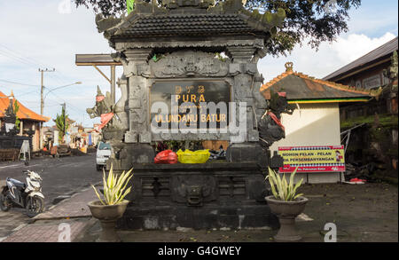 .Pura Ulundanu Batur tempio, l'importante tempio indù di Kintamani, isola di Bali, Indonesia il 24 gennaio 2016 in .Pura Ulunda Foto Stock