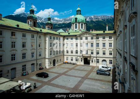 Palazzo di Hofburg, Innsbruck, in Tirolo, Austria Foto Stock