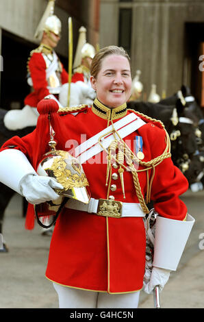 Primo Bandmaster femmina nella Divisione per uso domestico Foto Stock