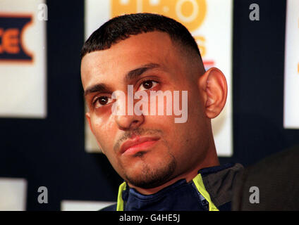 Prince Naseem Hamed/conferenza Foto Stock