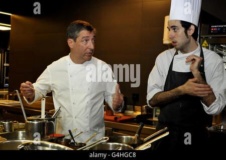 Joan Roca , Chef a El Celler de Can Roca restaurant in Girona, in Catalogna, Spagna. Foto Stock