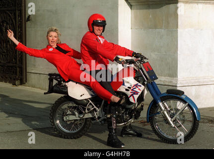 SSAFA DISEGNARE/Beckwith & motocicletta membro del team Foto Stock