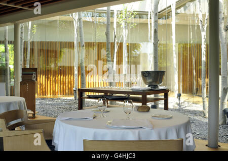 El Celler de Can Roca restaurant in Girona, in Catalogna, Spagna. Foto Stock