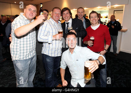 Gli ospiti del business club potranno godersi una serata elegante/informale nella Thistle Suite dopo la partita a Murrayfield, Edimburgo. Foto Stock
