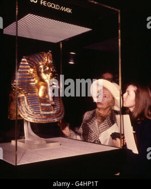 La criminalità Tutankhamon/maschera Foto Stock