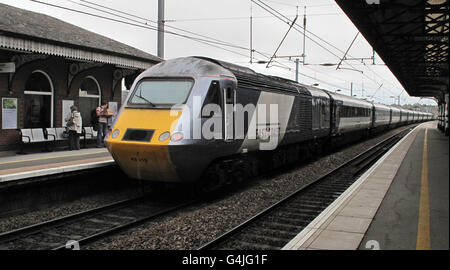 Di veicoli ferroviari Foto Stock