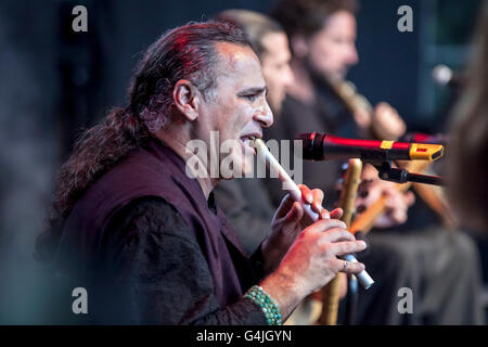 Diwan Saz, music band da Israele, rispetto festival di Praga Repubblica Ceca, 2016 Foto Stock