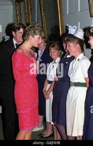 Diana Principessa di Galles - London Royal School of Music Foto Stock