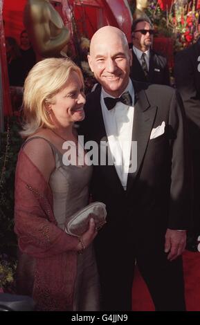 Oscars/Patrick Stewart Foto Stock